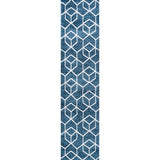 Tumbling Blocks Modern Geometric Runner Rug