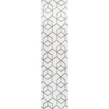 Tumbling Blocks Modern Geometric Runner Rug