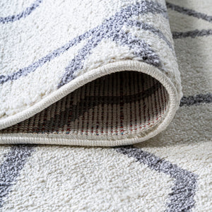 Tumbling Blocks Modern Geometric Runner Rug