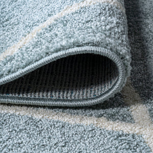 Cole Minimalist Diamond Trellis Runner Rug