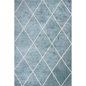 Cole Minimalist Diamond Trellis Area Rug