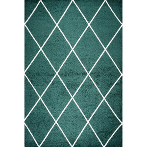 Cole Minimalist Diamond Trellis Area Rug