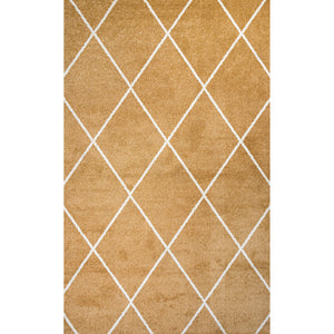 Cole Minimalist Diamond Trellis Area Rug