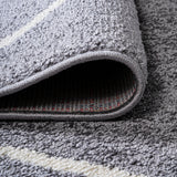 Cole Minimalist Diamond Trellis Round Area Rug