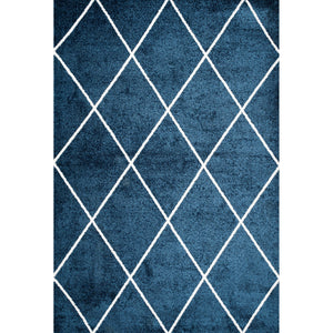 Cole Minimalist Diamond Trellis Area Rug