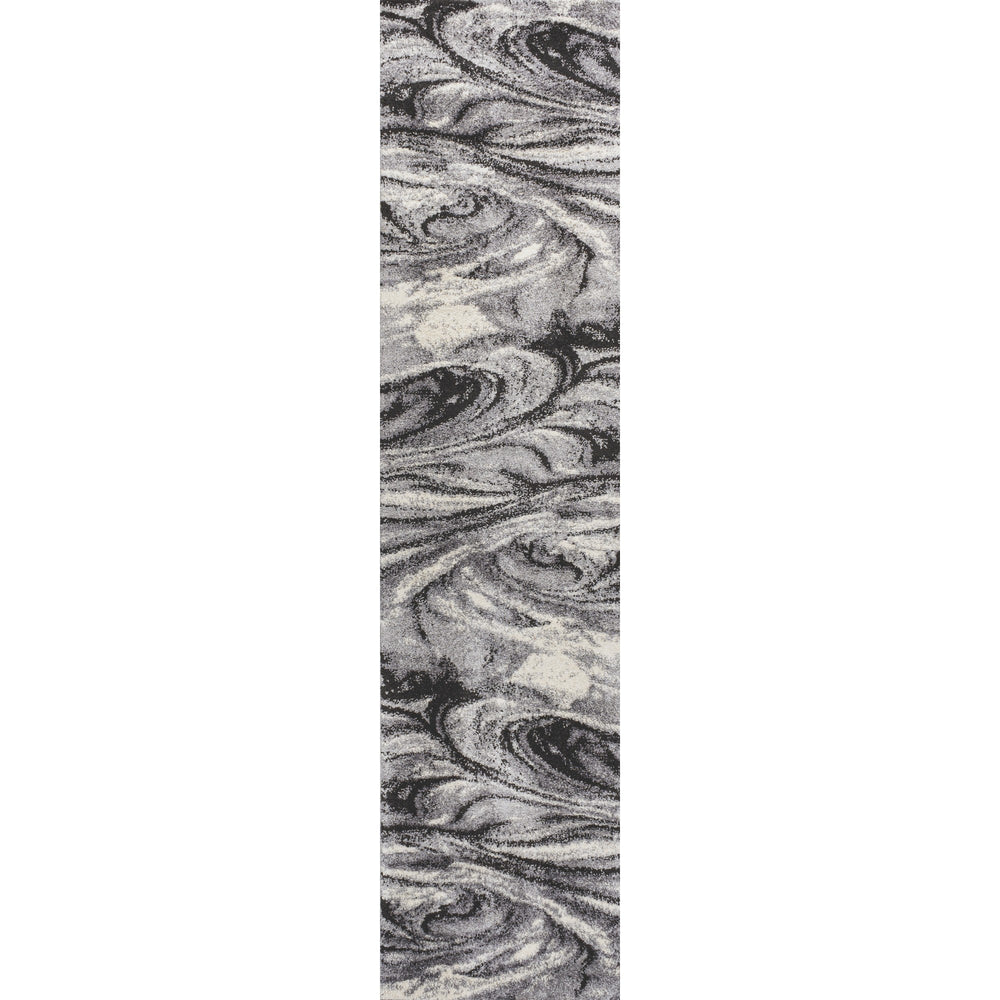 Viscon Abstract Marble Runner Rug