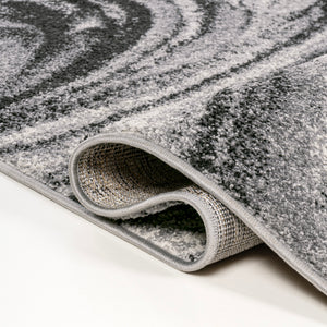 Viscon Abstract Marble Contemporary Runner Rug