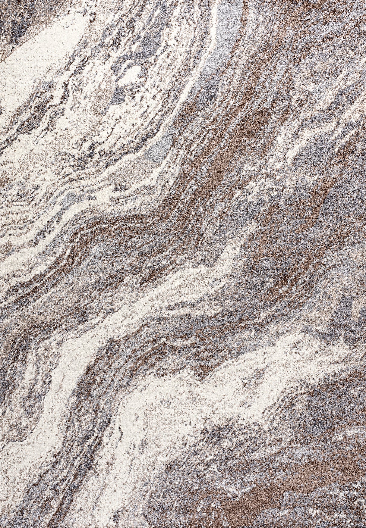 Kassia Contemporary Glam Abstract Marble Area Rug