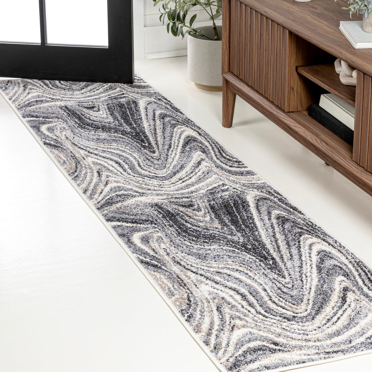 Eleni-Contemporary-Glam-Abstract-Marble-Runner-Rug-Runner-Rugs