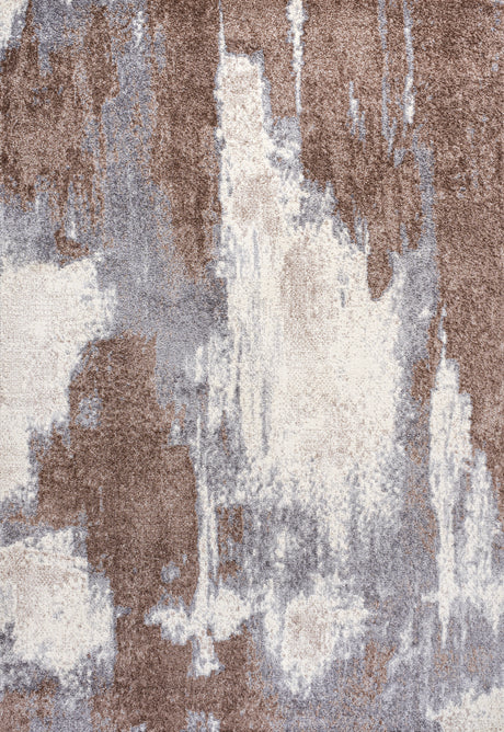Zoe Contemporary Bohemian Abstract Marble Area Rug