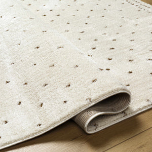 Julie Ivory & Brown Area Rug