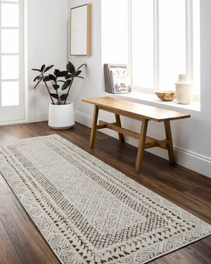 Julio Scandi Boho Area Rug - Brown