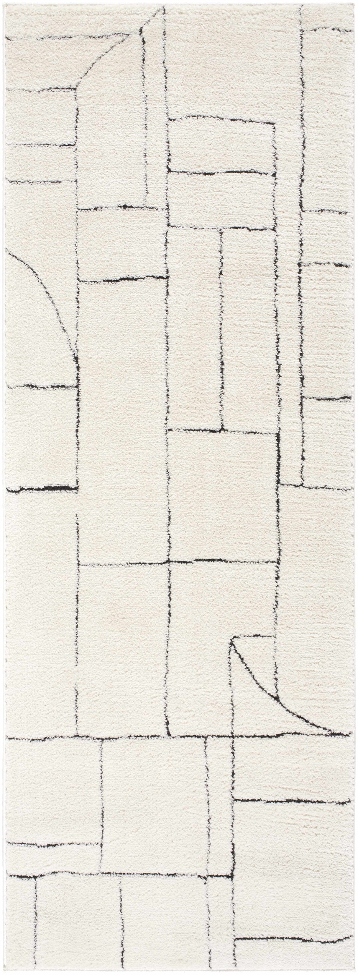 Keats Black & White  Area Rug - Clearance