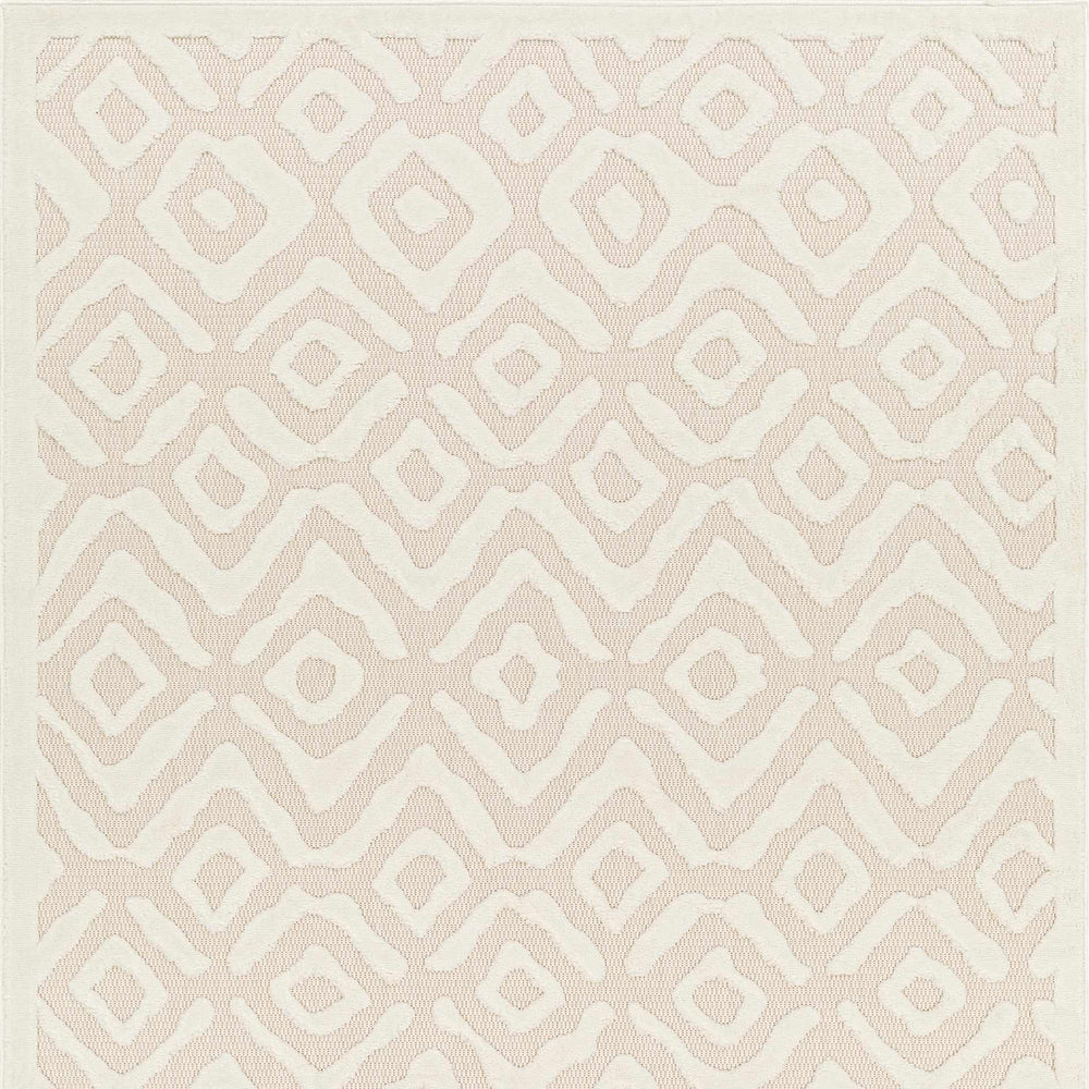 Burl Cream Outdoor Rug - Clearance
