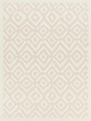 Burl Cream Outdoor Rug - Clearance