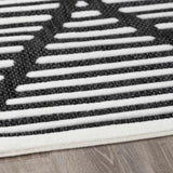Anah 3D Black Outdoor Rug