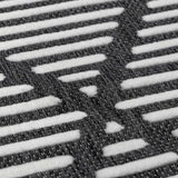 Anah 3D Black Outdoor Rug