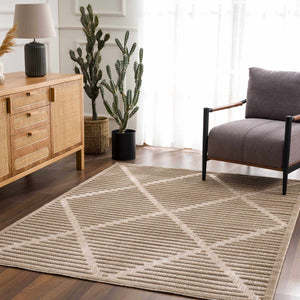 Anah Tan Outdoor Rug - Clearance