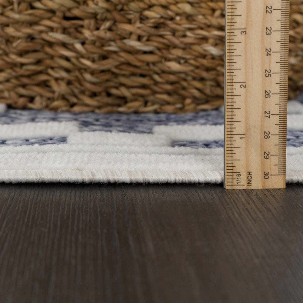 Hiro Blue Outdoor Rug - Clearance