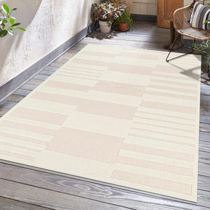 Nita Cream Outdoor Rug - Clearance