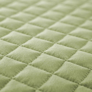 King/Cal King Lightweight Sage Ultra Soft 3-Piece Microfiber Quilt Set