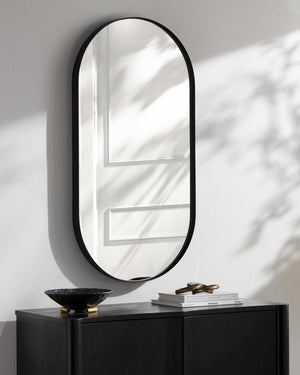 Saraipali Black Accent Mirror