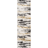 Nova Modern Bold Strie' Shag Runner Rug