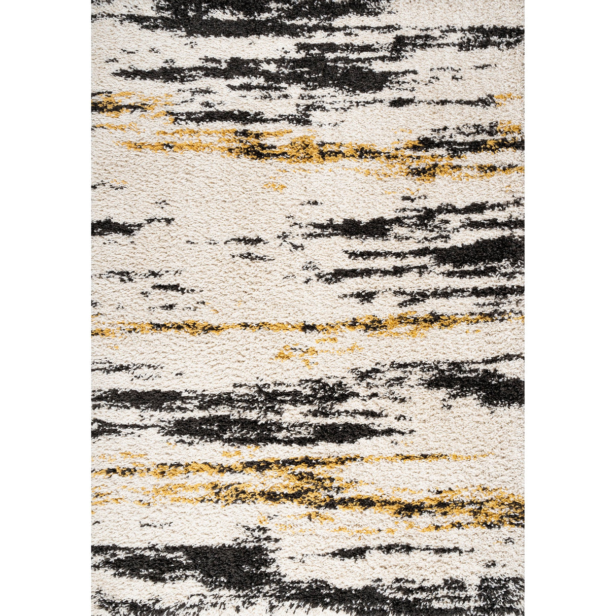 Nova Modern Bold Strie' Shag Area Rug
