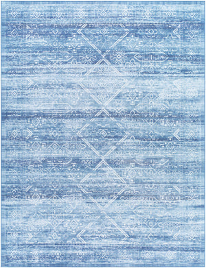 Blake Arctic Sky Washable Area Rug - Clearance