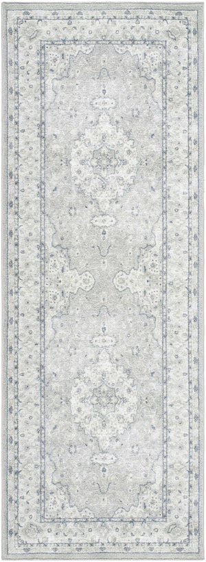Farai Gray Medallion Area Rug - Clearance