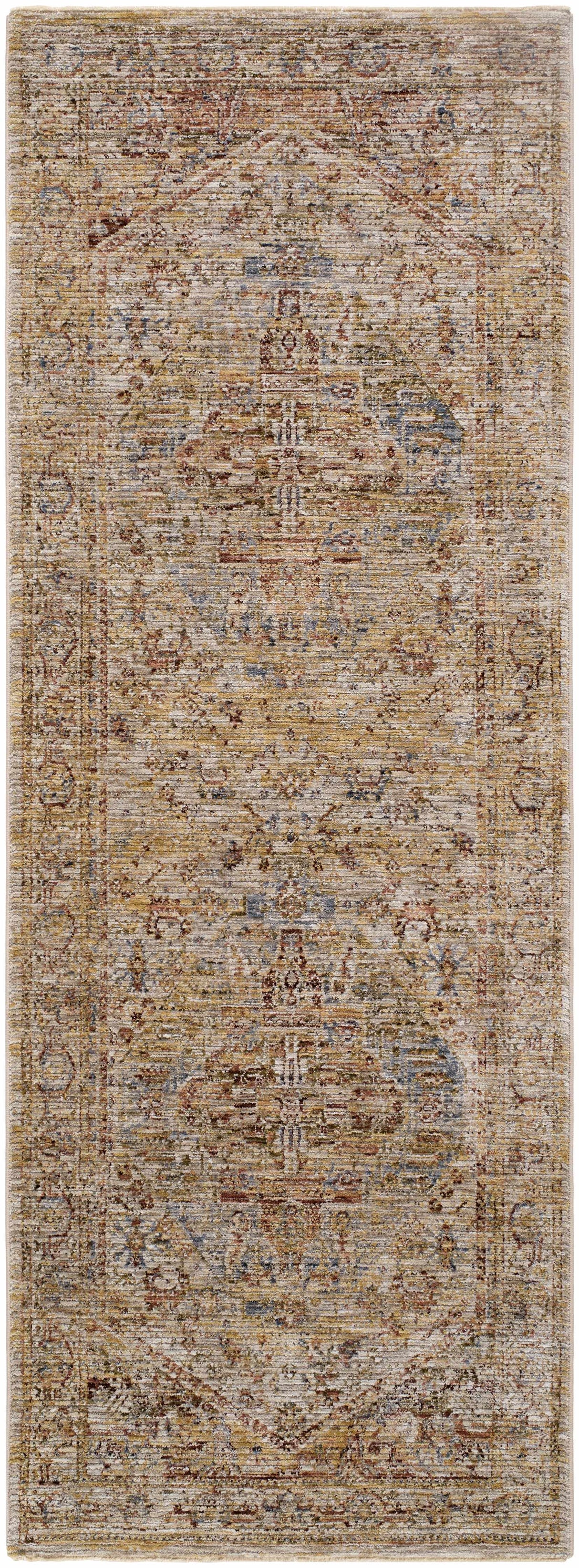 Alois Rust Rich Textured Traditional Rug