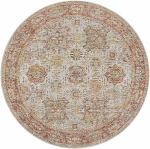 Ange Rust Rich Textured Traditional Rug