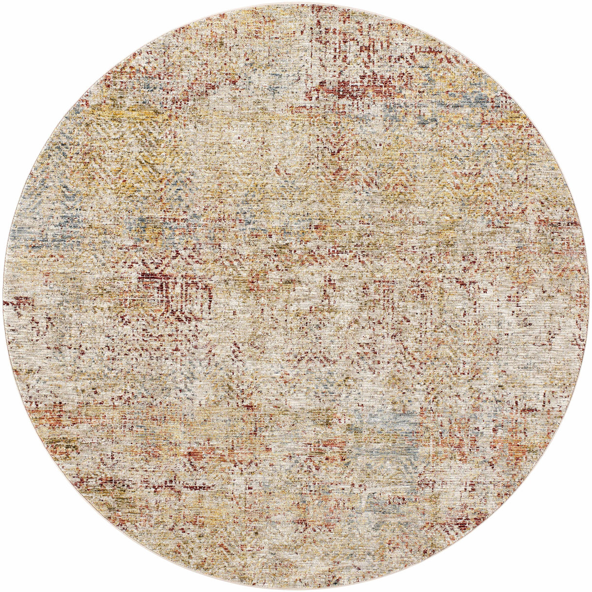 Sava Rust Rich Textured Traditional Rug