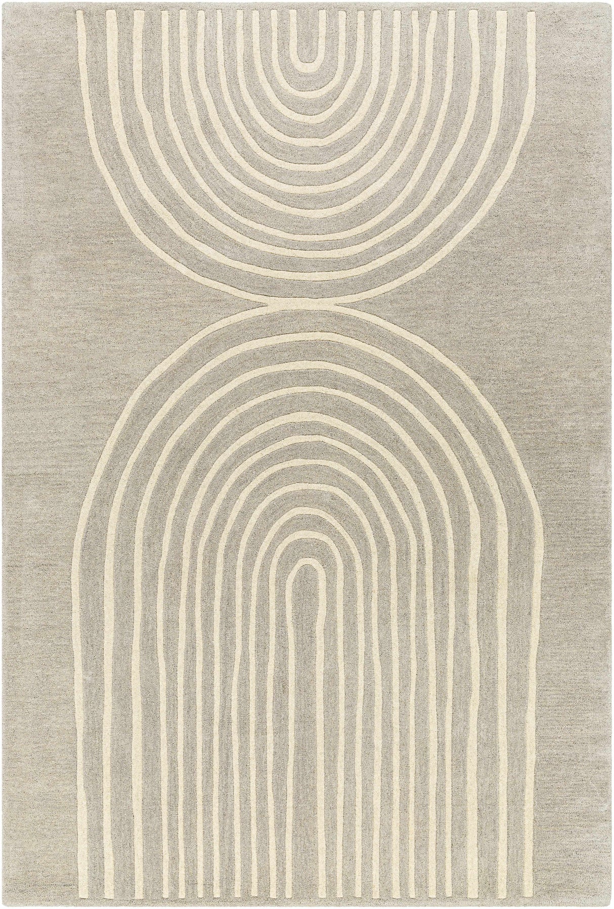 Fuat Medium Gray Area Rug - Clearance