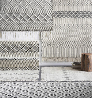 Maria Textured Hand Woven Wool Rug - Clearance