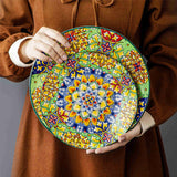 Simi 24 Piece Dinnerware Set with Bohemian Patterns