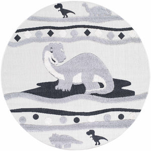 Kids Dinosaur Animal Print Nursery Area Rug - Clearance