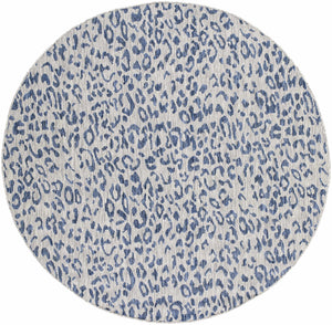 Skipsea Blue Leopard Performance Rug