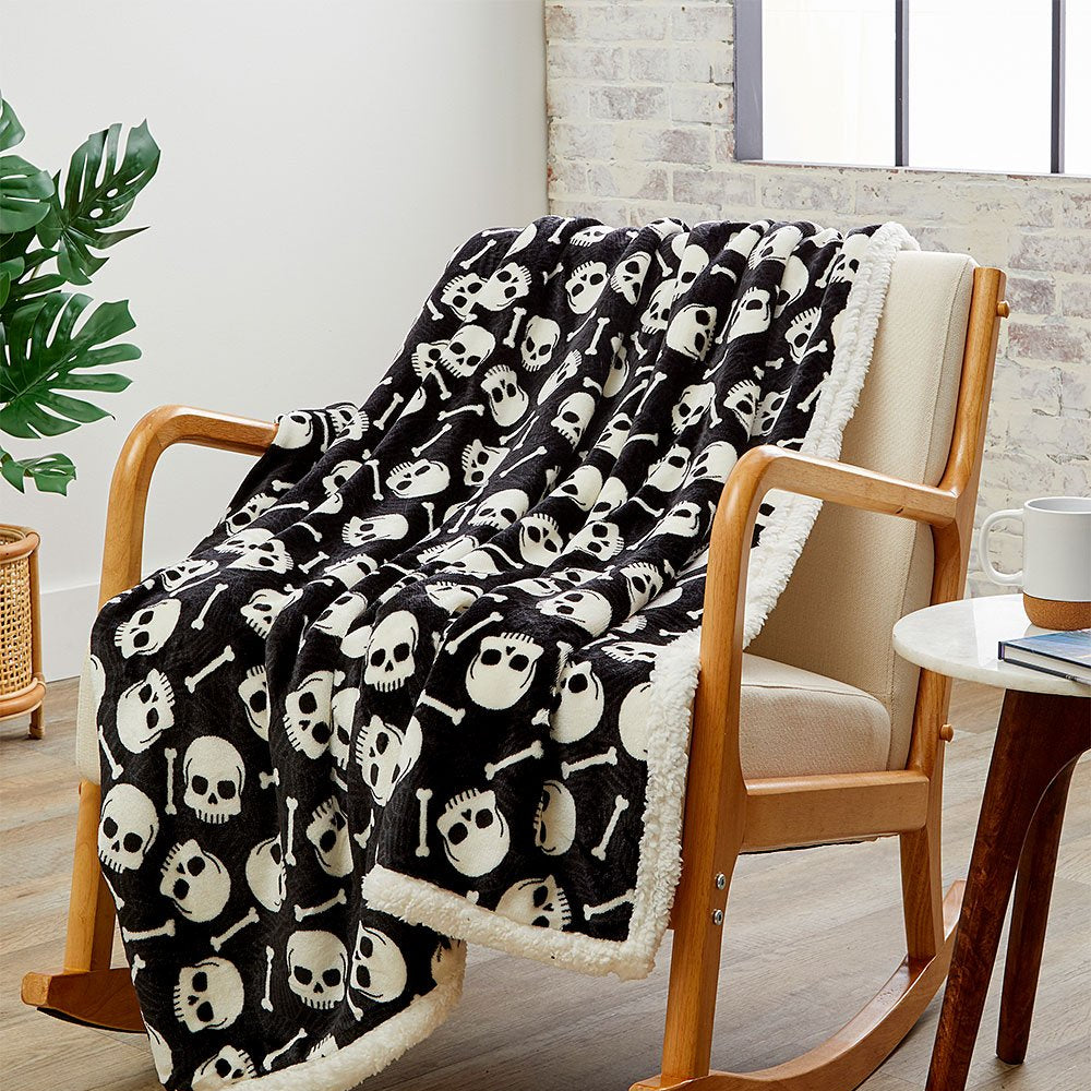 Happy Halloween Microplush Throw Blanket (50 X 60 Inch) - Pumpkins