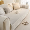 Herringbone Sofa Protector Cover, Non-Slip Couch Cover for Seat, Back & Arms