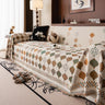 Boho Geometric Sofa Slipcovers Chenille Scratch Resistant Couch Protective Covers