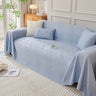 Cooling Scratch Proof Large Sofa Throw Cover, Geometric Texture Couch Protector