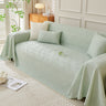 Cooling Scratch Proof Large Sofa Throw Cover, Geometric Texture Couch Protector