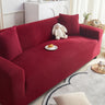 Grid Textured Stretch Sofa Cover, Soft Elastic Slipcover for Couch Protection