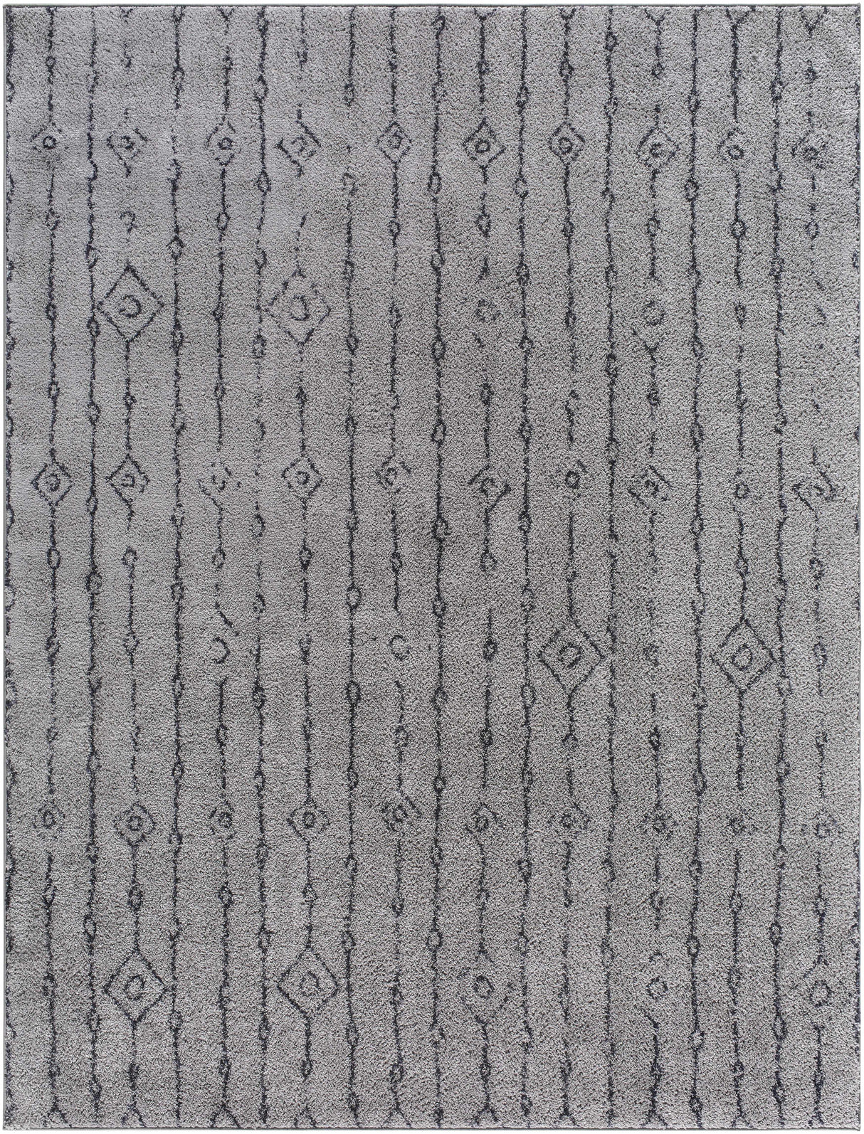 Demi Gray Washable Area Rug - Clearance