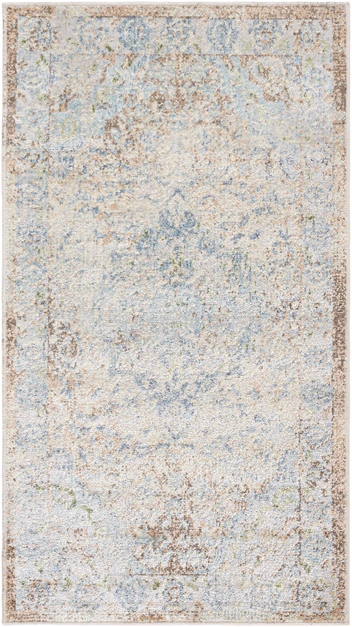 Aurum Blue Washable Area Rug