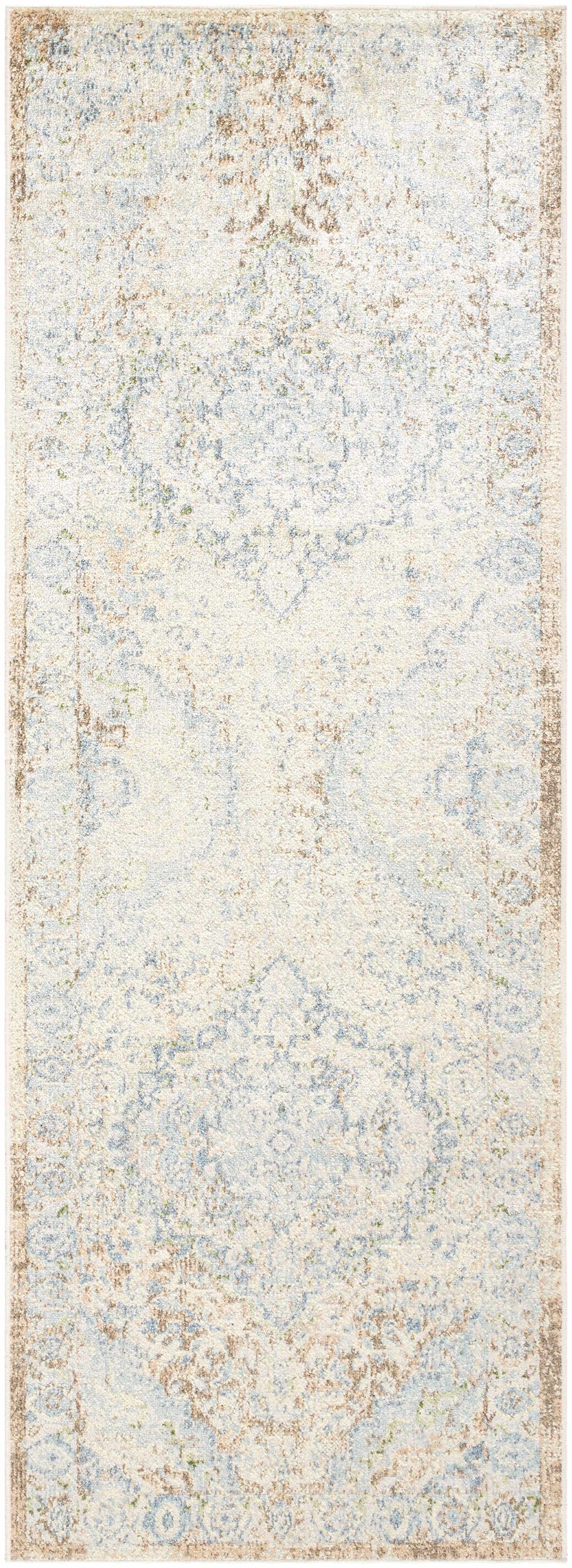 Aurum Blue Washable Area Rug