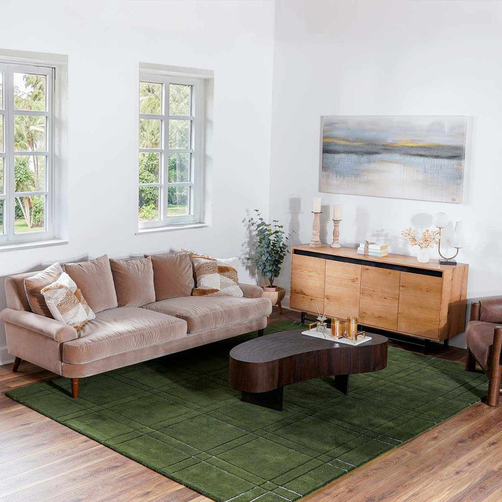 Sixto Green Area Rug