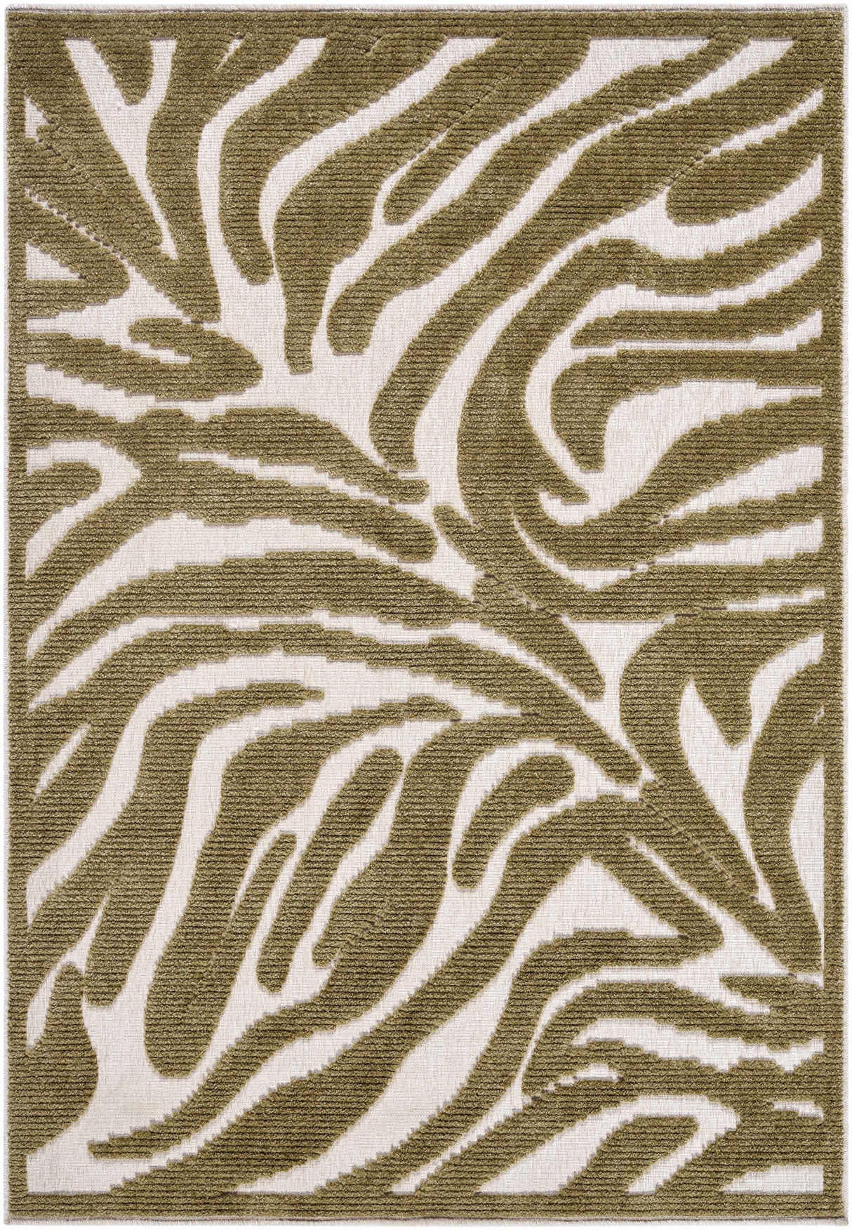 Keto Olive Washable Area Rug