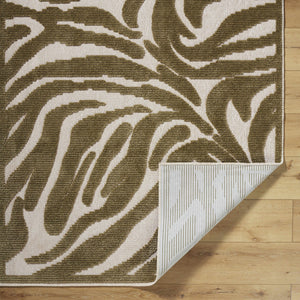 Keto Olive Washable Area Rug